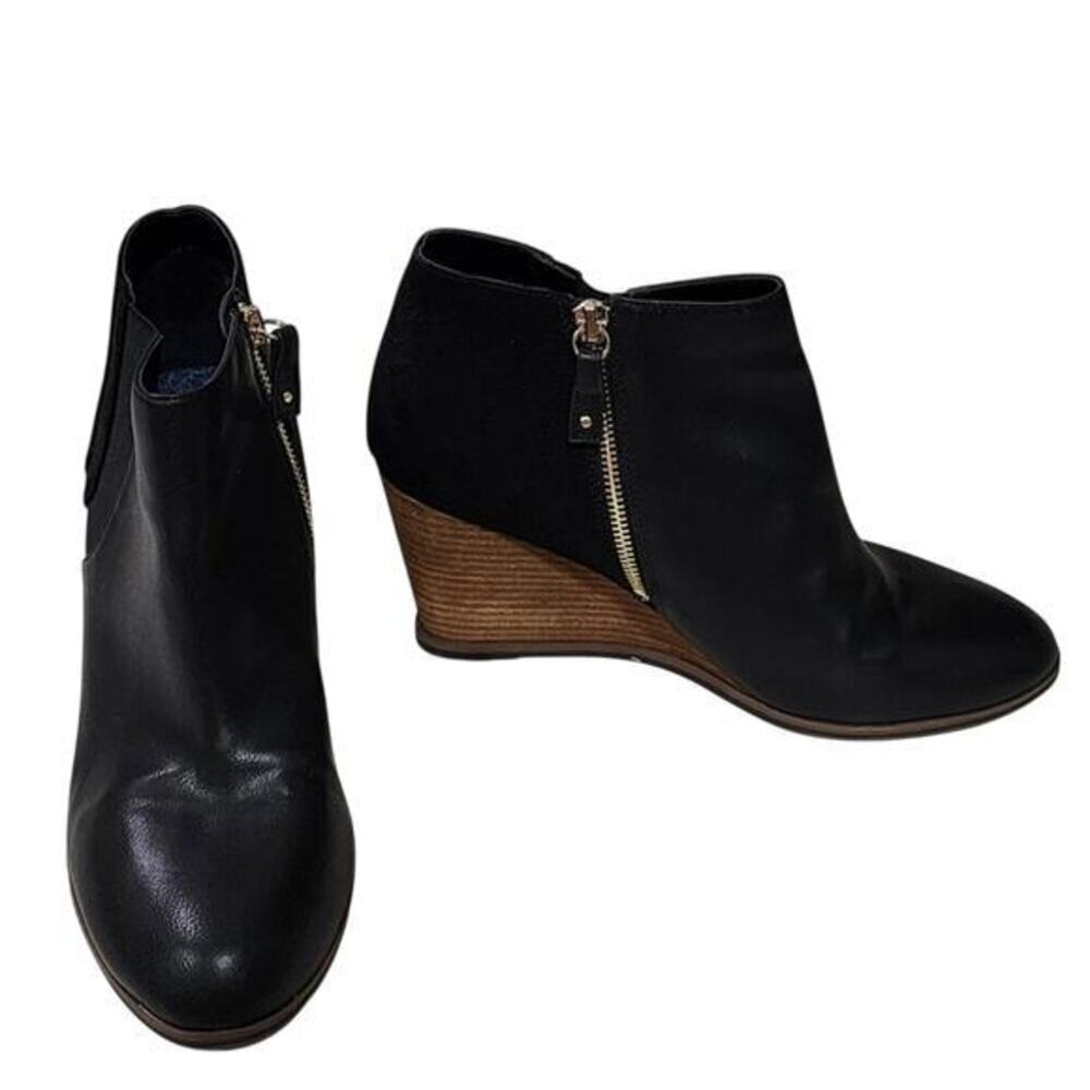 Dr. Scholl's black‎ Wedge boots Booties women's size 11